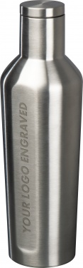 Logotrade promotional products photo of: Vacuum drinking bottle, Grey