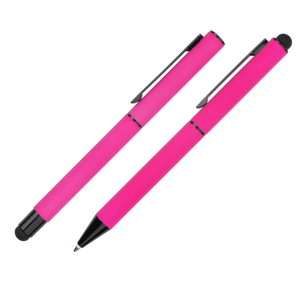 Logotrade promotional items photo of: Writing set touch pen, soft touch CELEBRATION Pierre Cardin
