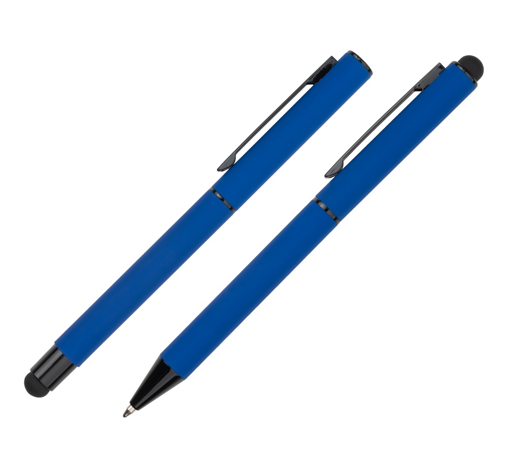 Logo trade promotional giveaways image of: Writing set touch pen, soft touch CELEBRATION Pierre Cardin