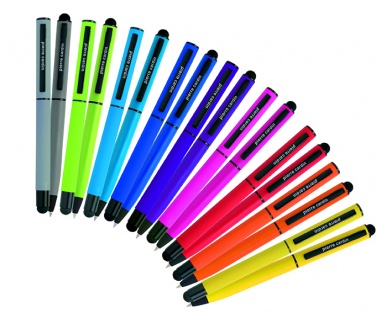 Logotrade promotional products photo of: Writing set touch pen, soft touch CELEBRATION Pierre Cardin