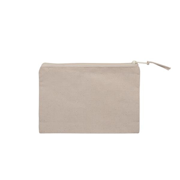 Logo trade advertising products image of: Cotton canvas case, Beige