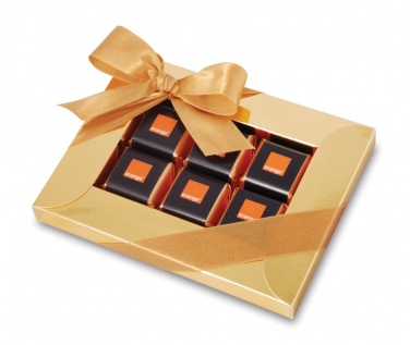 Logo trade promotional item photo of: Square chocolates frame box