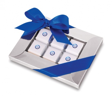 Logo trade promotional giveaway photo of: Square chocolates frame box