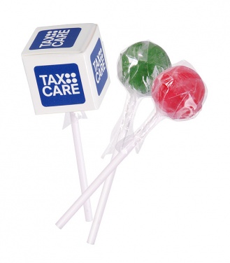 Logotrade promotional gift picture of: Cube lollipops