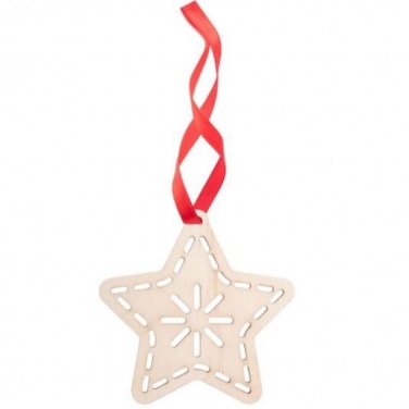 Logo trade promotional items picture of: CreaX Christmas card, star