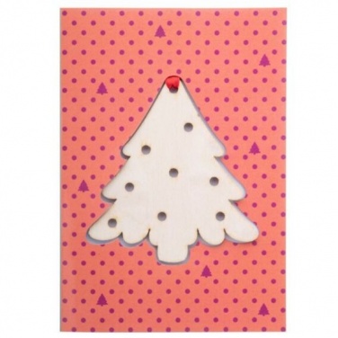 Logotrade promotional item picture of: CreaX Christmas card, star