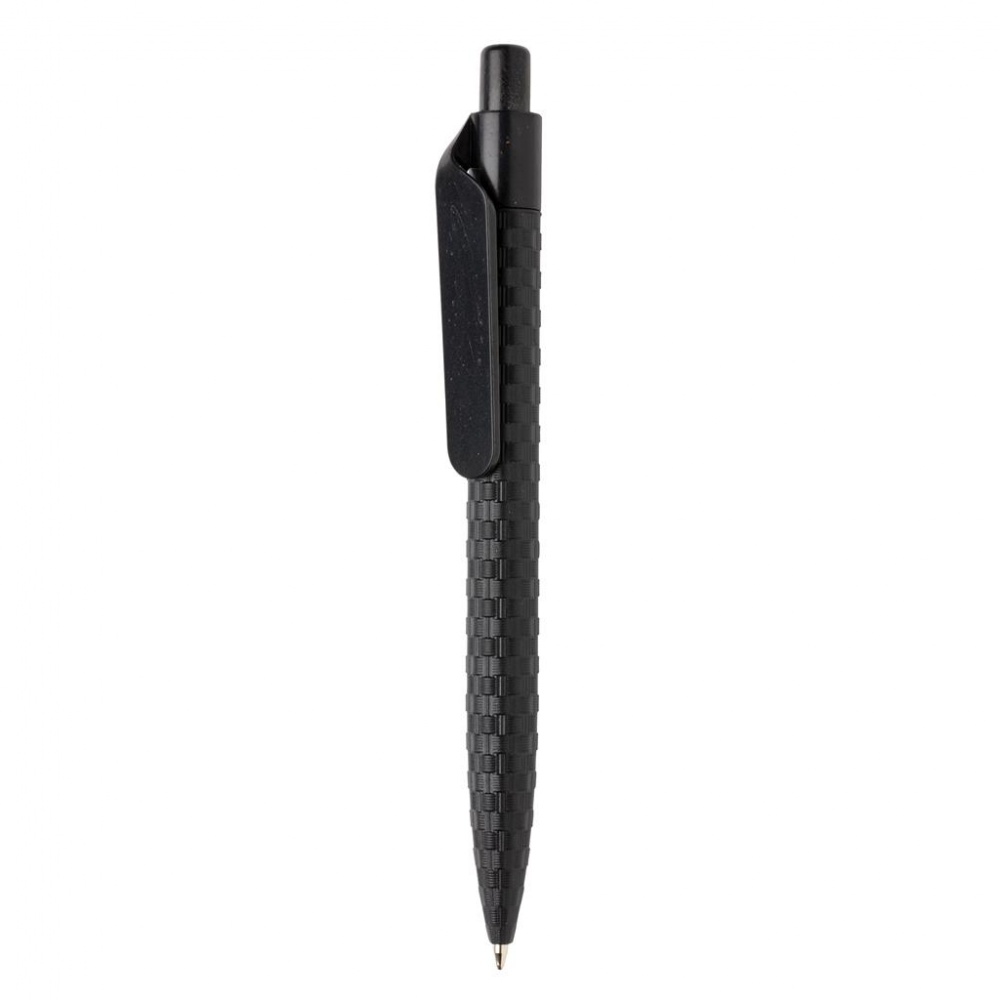 Logo trade promotional products image of: Wheatstraw pen, black