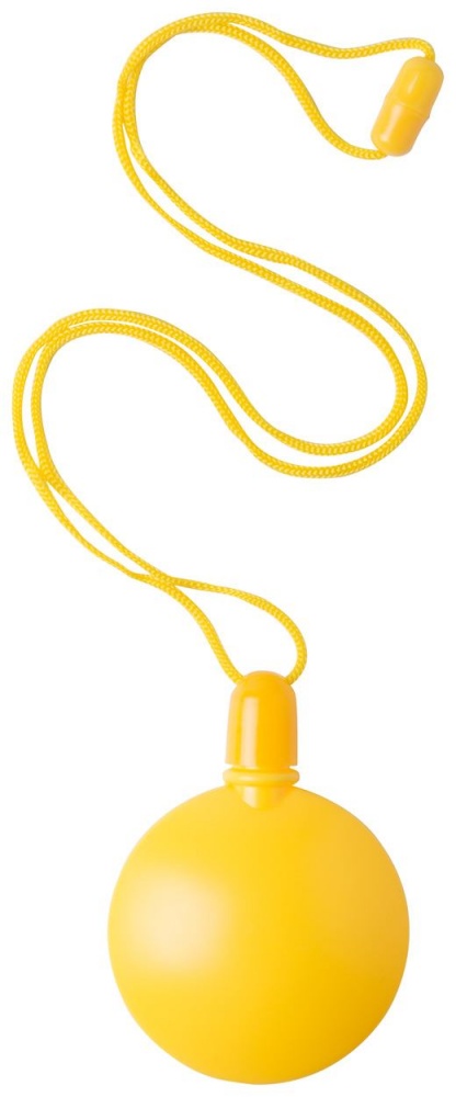 Logo trade corporate gifts picture of: Round bubble bottle, yellow