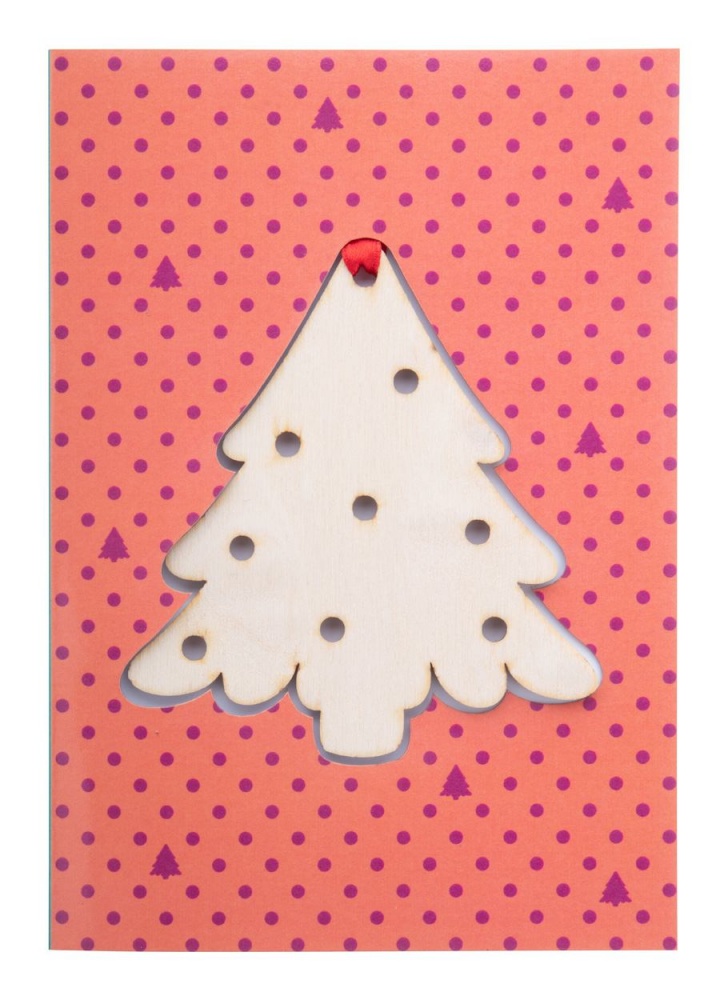 Logotrade business gifts photo of: TreeCard Christmas card, tree