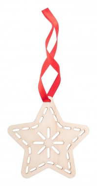 Logo trade business gifts image of: TreeCard Christmas card, star