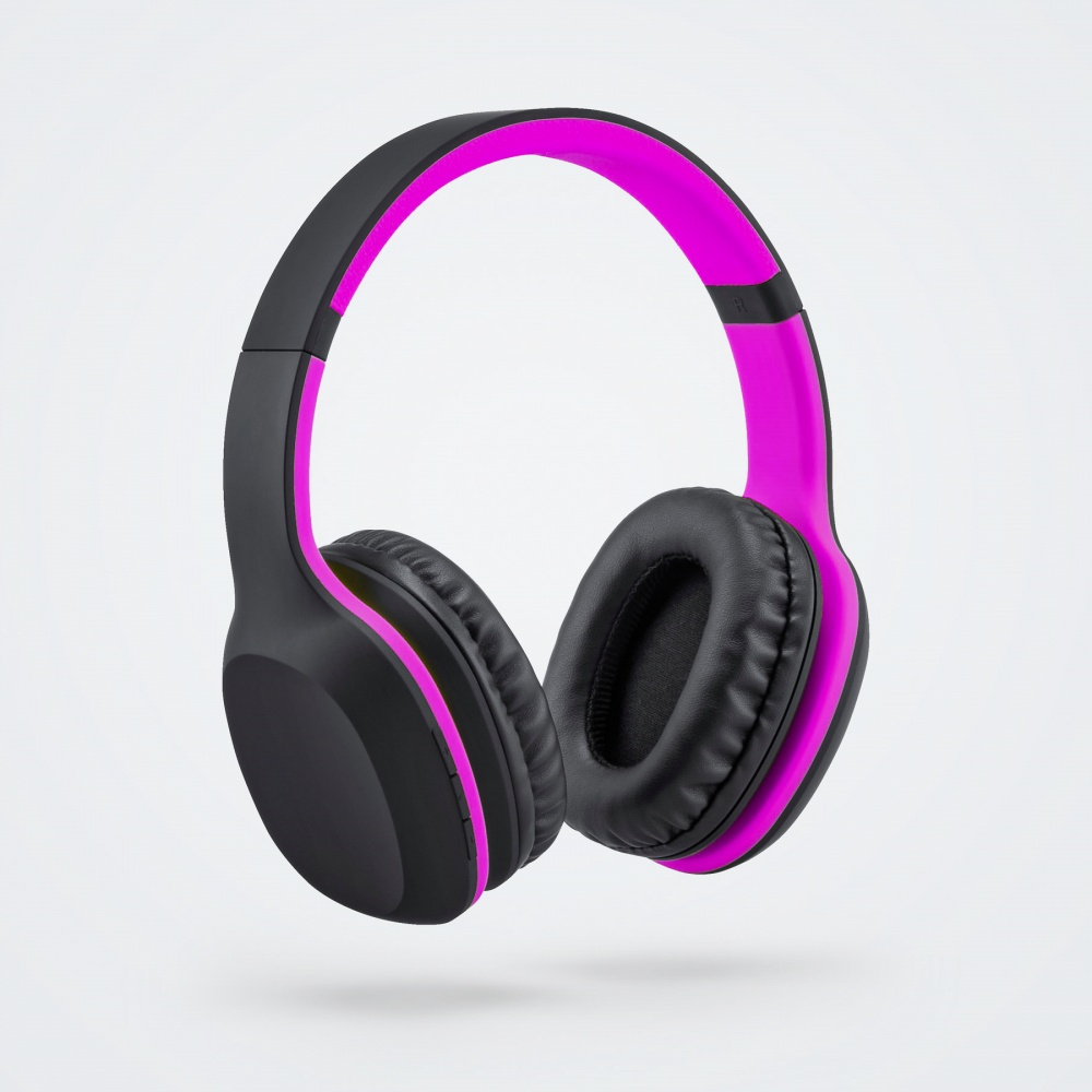 Logo trade business gifts image of: Wireless headphones Colorissimo, lilac