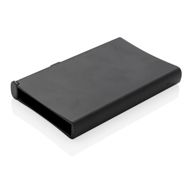 Logotrade promotional gift picture of: Standard aluminium RFID cardholder, black