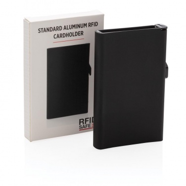 Logotrade business gifts photo of: Standard aluminium RFID cardholder, black