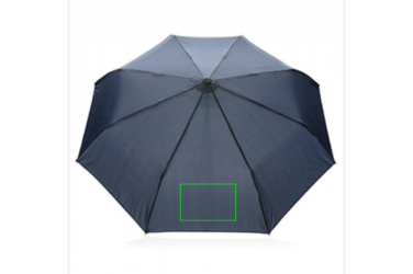 Logotrade advertising products photo of: Auto open/close 21" RPET umbrella, navy