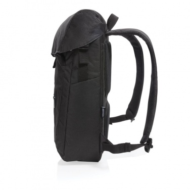 Logotrade corporate gift picture of: Osaka  rPET backpack, black
