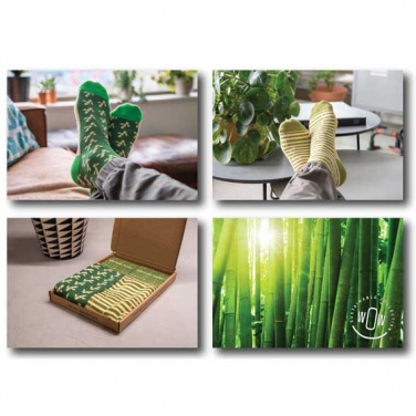 Logotrade promotional gift image of: Bamboo socks, multicolour