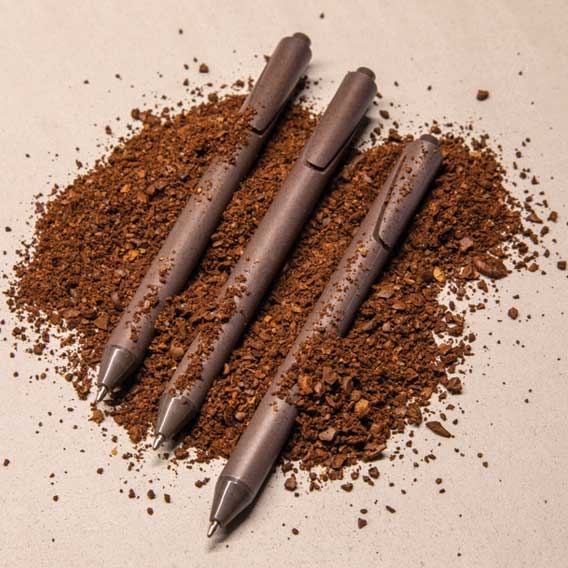 Logotrade promotional merchandise photo of: Coffe pen, dark brown