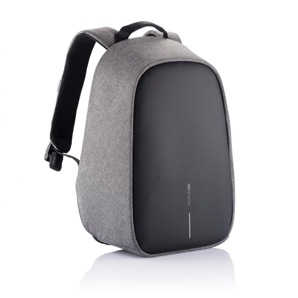 Logo trade promotional gift photo of: Bobby Hero Small, Anti-theft backpack, grey