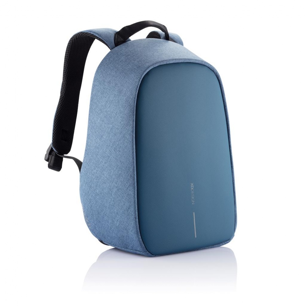 Logo trade promotional giveaway photo of: Bobby Hero Small, Anti-theft backpack, blue