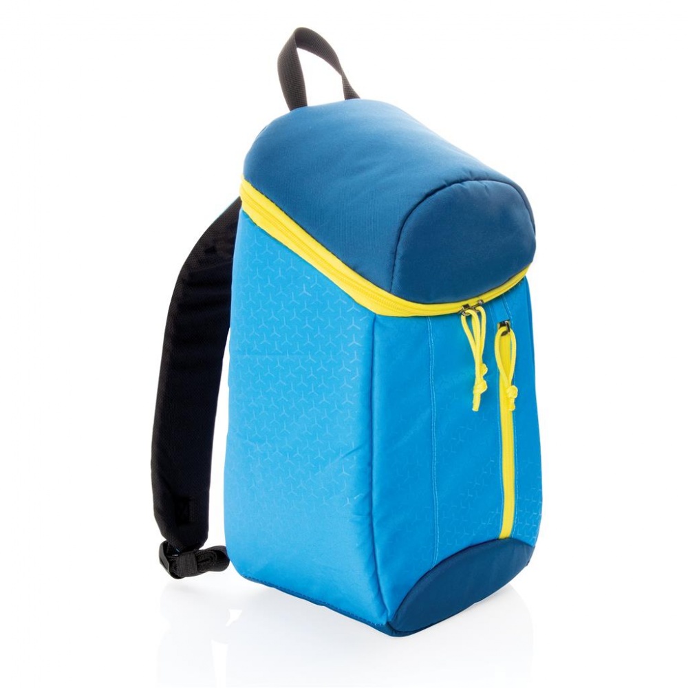Logo trade promotional items picture of: Hiking cooler backpack 10L, blue