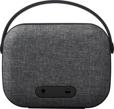 Logotrade promotional products photo of: Woven Fabric Bluetooth® Speaker, grey