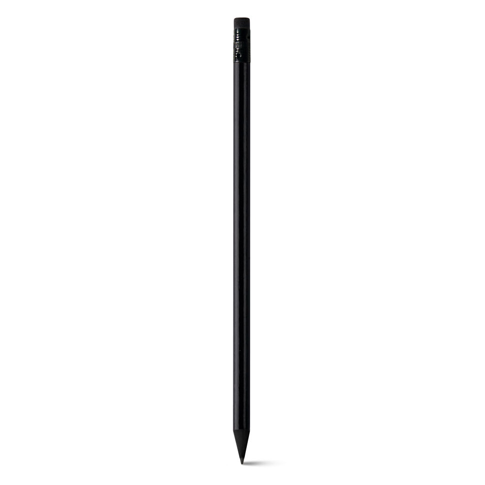 Logotrade promotional merchandise image of: Erster pencil, black/white