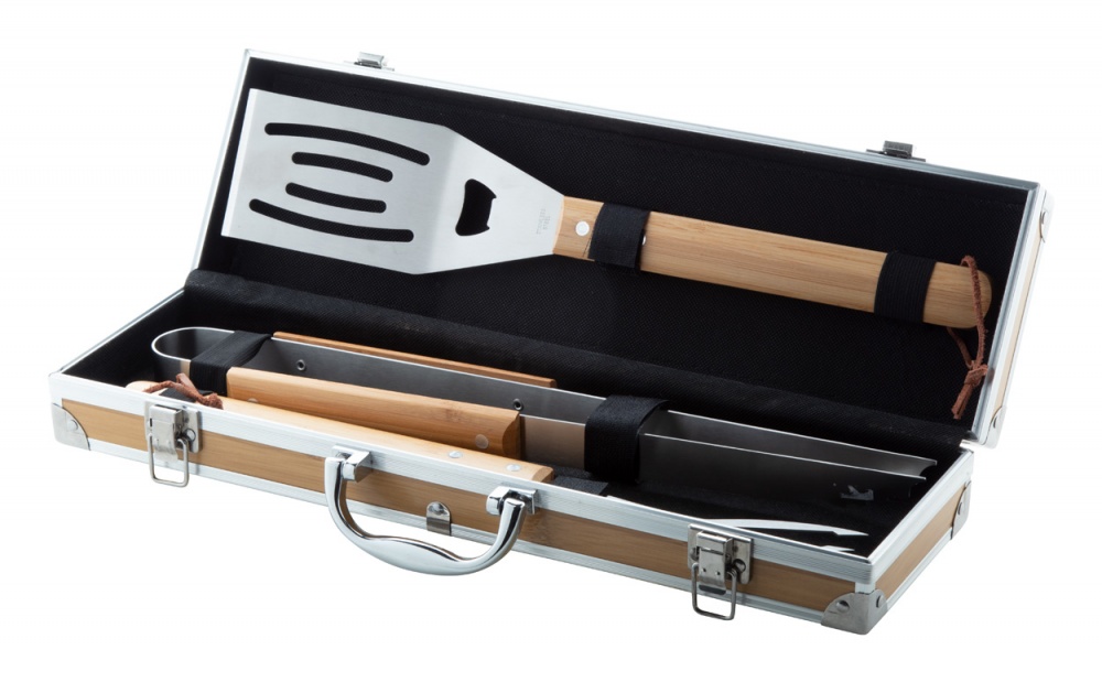 Logo trade promotional gifts picture of: Barboo BBQ set