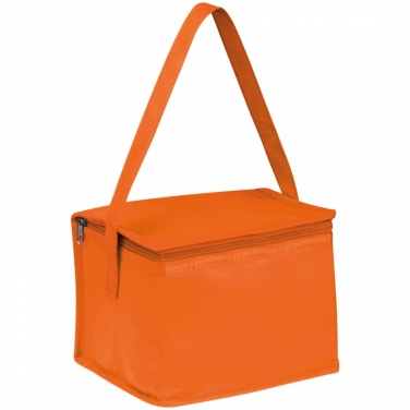 Logotrade promotional products photo of: Non-woven cooling bag - 6 cans, Orange