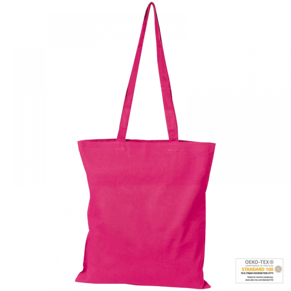 Logo trade promotional products picture of: Cotton bag with long handles, Pink