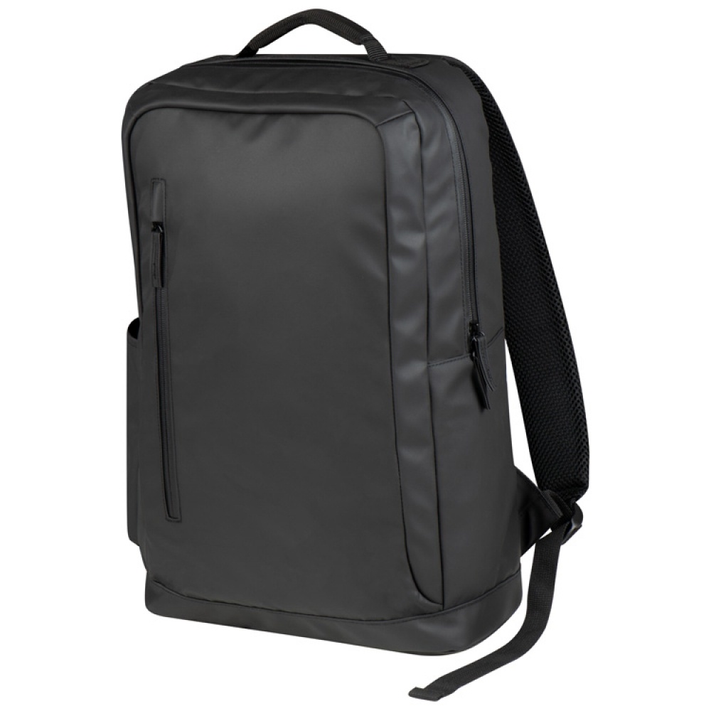 Logo trade promotional gift photo of: High-quality, water-resistant backpack, black