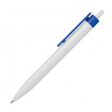 Logotrade promotional product picture of: Ballpen with colored clip, Blue