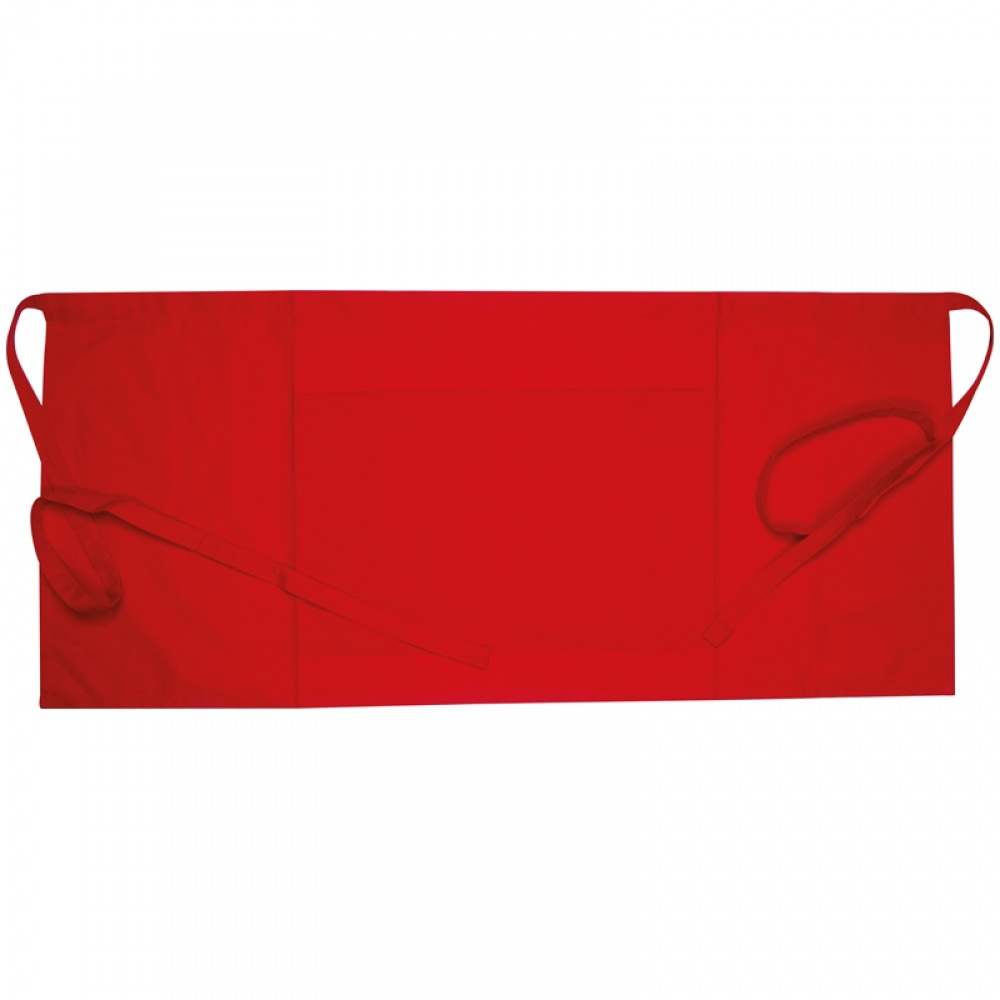 Logo trade promotional items image of: Apron - small 180g Eco tex, Red
