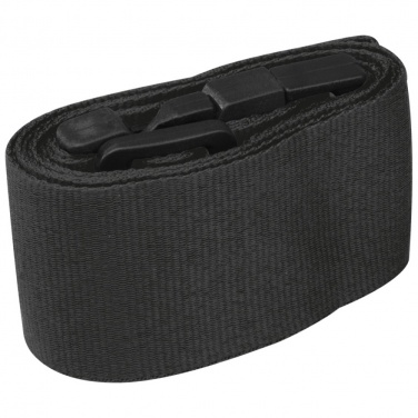 Logotrade promotional gift image of: Adjustable luggage strap, Black/White