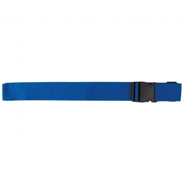 Logo trade promotional giveaways picture of: Adjustable luggage strap, Blue