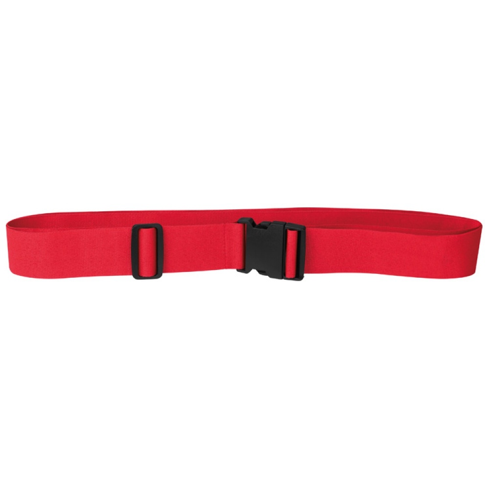 Logo trade promotional items picture of: Adjustable luggage strap, Red