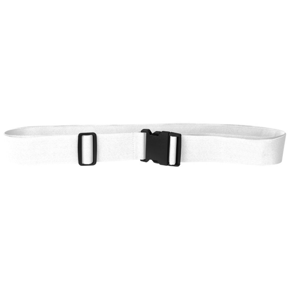 Logotrade corporate gift image of: Adjustable luggage strap, White
