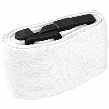 Logotrade promotional giveaway image of: Adjustable luggage strap, White