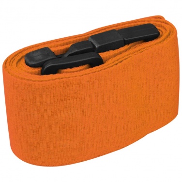 Logo trade business gifts image of: Adjustable luggage strap, Orange