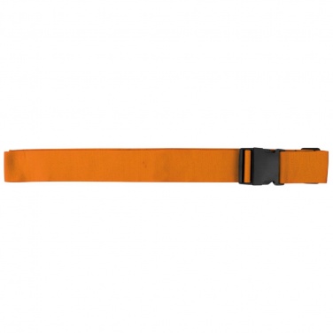 Logo trade corporate gift photo of: Adjustable luggage strap, Orange