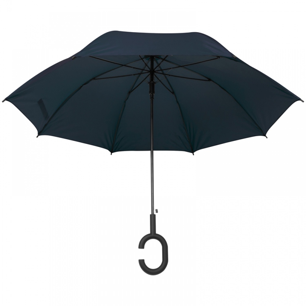 Logo trade promotional product photo of: Hands-free umbrella, Blue