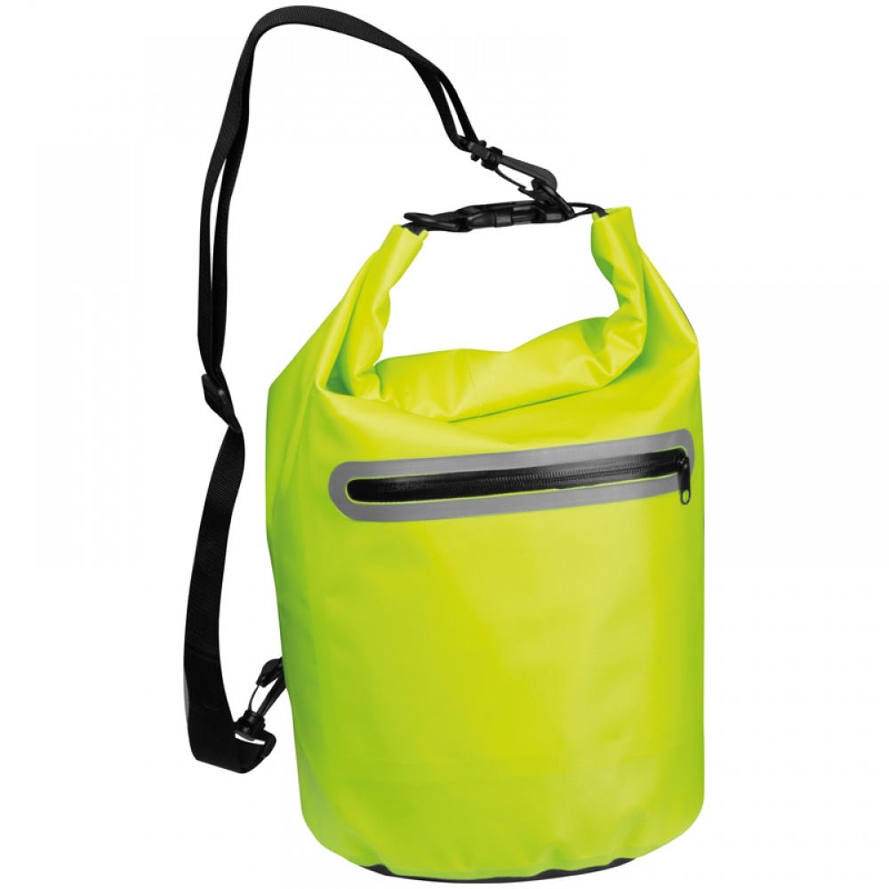 Logotrade promotional products photo of: Waterproof bag with reflective stripes, Yellow