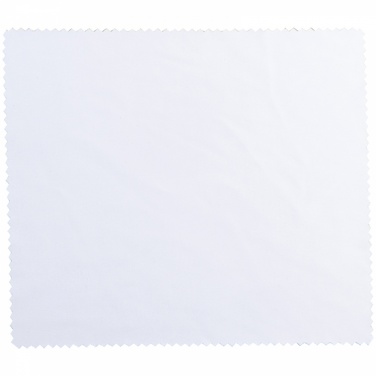 Logo trade advertising products image of: Cleaning cloth - for sublimation print, White
