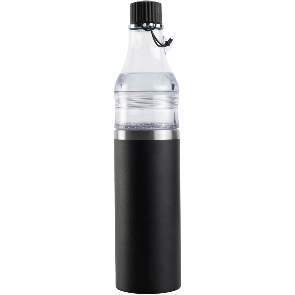 Logotrade advertising product picture of: Vacuum bottle DOMINIKA, Black