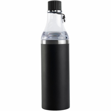 Logotrade promotional merchandise picture of: Vacuum bottle DOMINIKA, Black