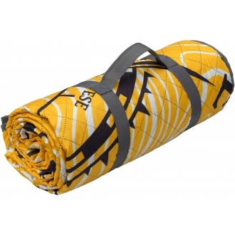 Logotrade promotional giveaway picture of: Foldable picnic blanket ALVERNIA, Yellow