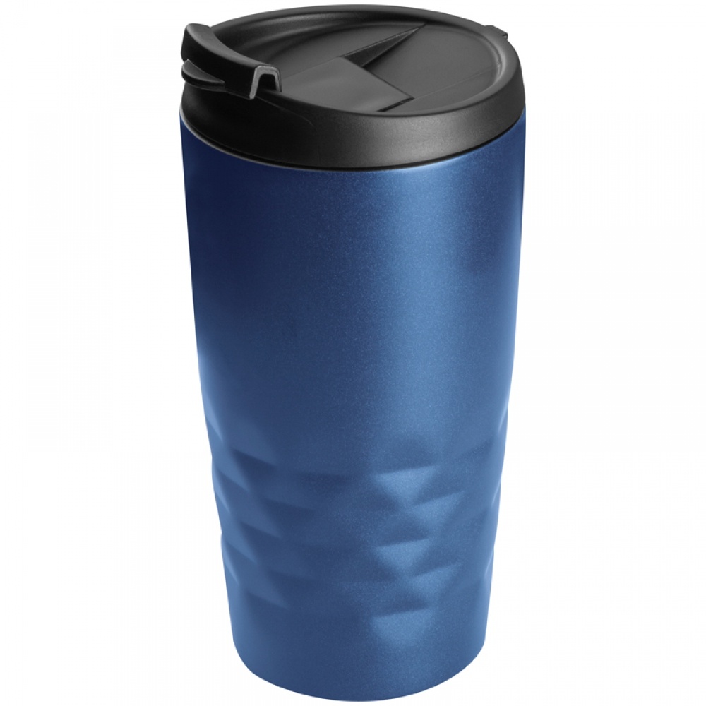 Logo trade corporate gift photo of: Mug with pattern, Blue