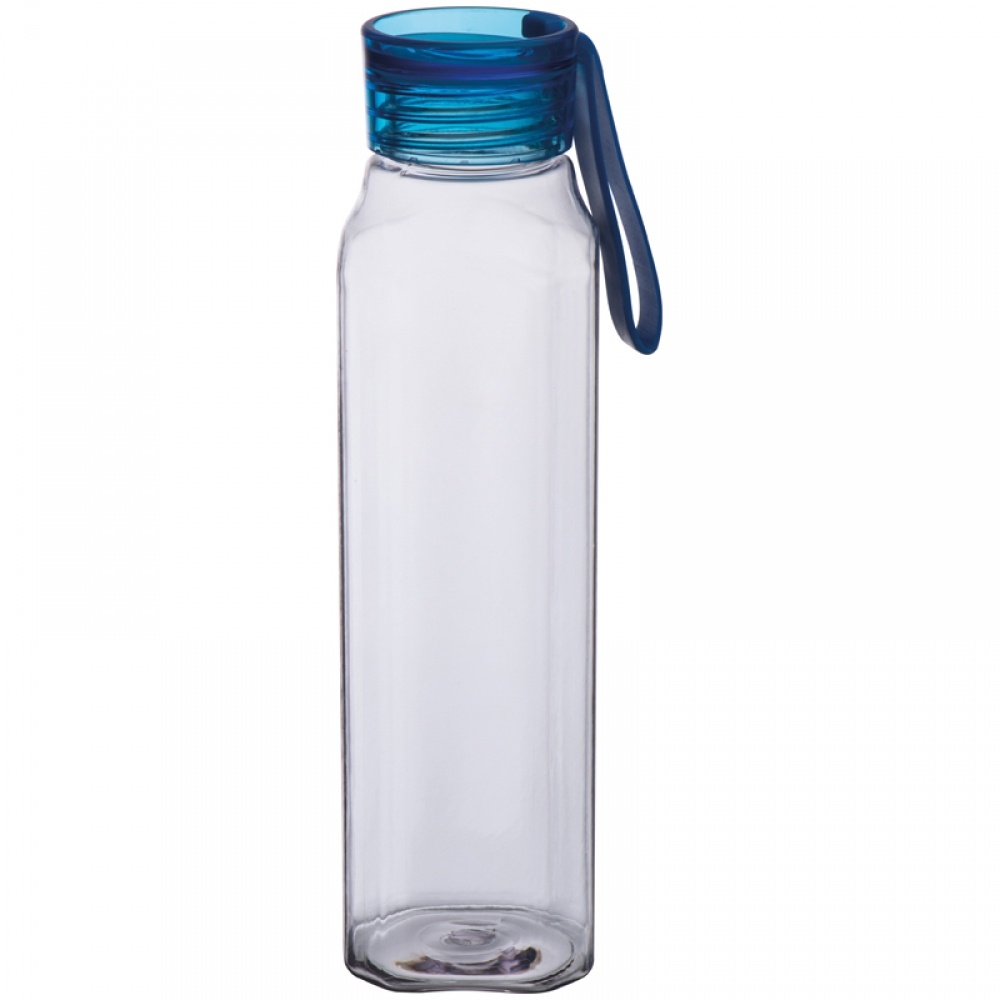 Logo trade promotional merchandise image of: TRITAN bottle with handle 650 ml, Blue