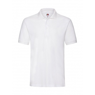 Logo trade promotional gift photo of: Polo shirt unisex Premium, White