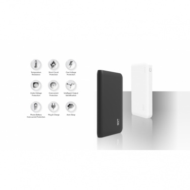 Logo trade promotional giveaways picture of: Power Bank Silicon Power S150, Black/White