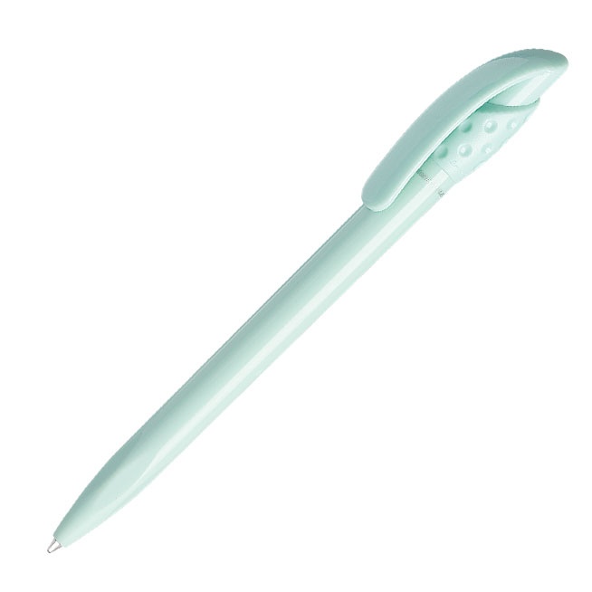 Logotrade promotional giveaway image of: Golff Safe Touch antibacterial ballpoint pen, green